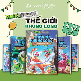 Sách Plants vs Zombies, Trái cây đại chiến zombie, Thế giới khủng long, Truyện tranh cho bé, 2HBooks