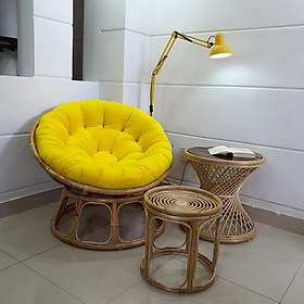 Mua Ghế papasan + đôn ghế