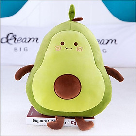 Gấu Bông Fruit Avocado Trái Bơ Siêu Tròn 25cm