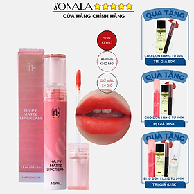 Son kem lì lì HA:PY Matte Lip Cream MiniGarden lâu trôi bền màu không chì kháng nước giữ màu 24h không lem dính khẩu trang