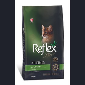 Thức ăn hạt cao cấp cho mèo con và mèo trưởng thành Reflex Plus Thổ Nhĩ Kỳ bịch 1.5 KG