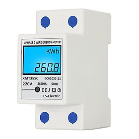 Dụng Cụ Đo, Công Tơ Điện Tử Công Suất 80A LS-Electric XMT35SC Hiển Thị 4 Thông Số Siêu Chính Xác