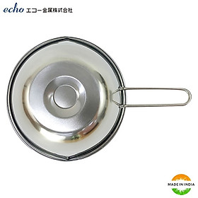 Tô inox có tay cầm Echo Metal Ø13cm - Hàng nội địa Nhật Bản nhập khẩu chính hãng