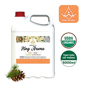 Tinh dầu thiên nhiên gỗ thông trắng king aroma mẫu thử 30ml/ 100ml - tinh dầu nguyên chất xông thơm phòng/ thư giãn tinh thần/ thích hợp dùng với đèn xông và máy khuếch tán.