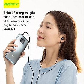 Mua Tai nghe âm thanh nhét tai BYZ 519 Bass Sound E-035 jack 3.5mm dây tròn siêu bền hỗ trợ cho iphone micro đàm thoại dài 1.2M - Hàng nhập khẩu