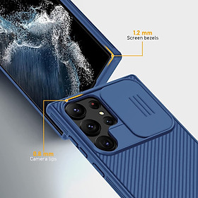 Ốp Lưng Nillkin cho Samsung Galaxy S23 Ultra Với Nắp Trượt Camera bảo vệ , chống shock Nillkin CamShield Pro - Hàng chính hãng