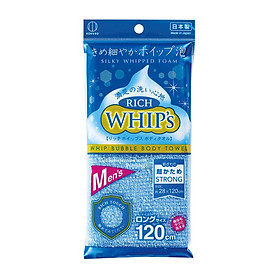 Khăn tắm tạo bọt Whip's dành cho Nam - Hàng Nội Địa Nhật Bản