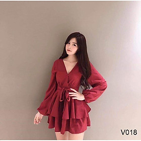 Váy nữ cá tính xinh đẹp dáng jum CHERRY đầm nữ phong cách trẻ trung năng động V018