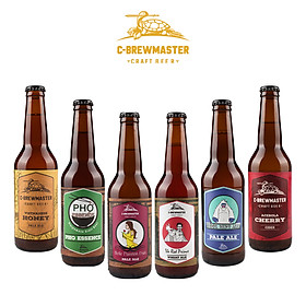 Combo 6 Chai Bia Craft C-Brewmaster - Bản Vị Việt