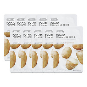 Bộ 10 Miếng Mặt Nạ The Face Shop Real Nature Potato Face Mask 20g
