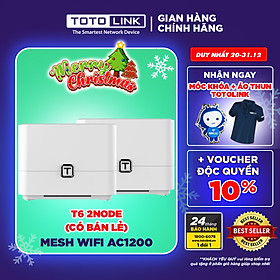Mua TOTOLINK T6 - Mesh Router Wi-Fi gia đình AC1200 Hàng chính hãng