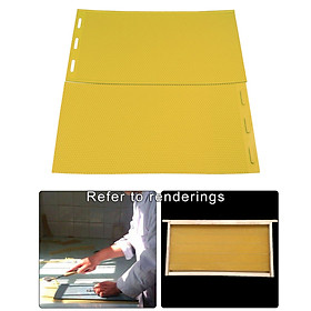 2 PCS Silicone Beekeeping Beeswax Wax Foundation Sheet for Beehive
