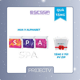 [TẶNG 5 TÚI PV ZIP] Thực Phẩm Sức Khoẻ S+P+A | V Alphabet - Sự Bình Tĩnh, Chống Oxy Hóa & Tiêu Hóa Khỏe - PROJECT V - Xuất xứ Pháp, Hàng Chính Hãng