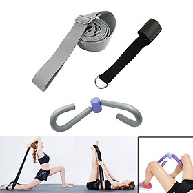 Portable Thigh Toner And Ballet Dance Leg Stretcher Door Stretch Strap D-