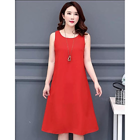 Váy bầu đẹp màu đỏ DN19072802