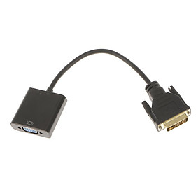 1080P DVI-D 24+1 to VGA HDTV Monitor Cable Adapter Converter for PC Display