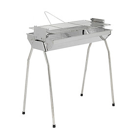 Bếp nướng than hoa VCL thay đổi chiều cao vỉ, Inox không gỉ sét, chống cháy thực phẩm, an toàn sức khỏe, không cần quạt, bếp nướng không khói, bếp nướng ngoài trời, lò nướng