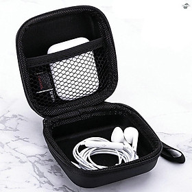 Earbuds Case EVA Cable Storage Bag for USB Charger Earphone Power Bank Data Line PU Waterproof Portable Travel Cable Bag