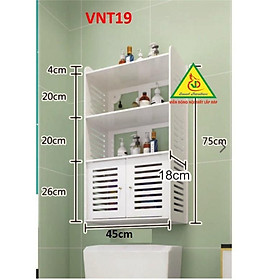 Mua TỦ NHÀ TẮM CHỐNG THẤM NƯỚC VNT19 - NỘI THẤT LẮP RÁP