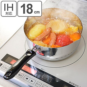 Mua Nồi quánh inox Pearl Metal Φ18cm hàng nội địa Nhật Bản (Made in Japan)