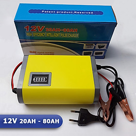 Bộ sạc ắc quy thông minh tự ngắt 12V 20ah - 80ah sạc ắc quy ô tô