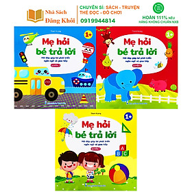 Mẹ hỏi bé trả lời, hỏi đáp giúp bé phát triển ngôn ngữ và giao tiếp