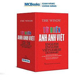 Từ điển Anh Việt bìa đỏ cứng Tái bản mới nhất - Sách học từ vựng Tiếng Anh Học nhanh Nhớ lâu Giấy nhớ PS