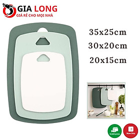 Mua Bộ 3 thớt lúa mạch kháng khuẩn chất liệu nhựa cao cấp  an toàn chống ẩm mốc
