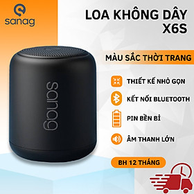 Loa Bluetooth Sanag X6 Plus Bản Mở Rộng, chống nước IPX5. Hỗ Trợ Kết Nối Bluetooth 5.0, Thẻ Nhớ, Nhiều Màu Sắc - Hàng chính hãng