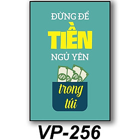 Tranh bộ ghép văn phòng, tranh bộ slogan treo phòng khách giá rẻ chỉ 39k