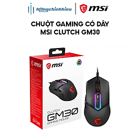 Mua Chuột gaming có dây MSI Clutch GM30 S12-0401690-D22 (màu đen) Hàng chính hãng