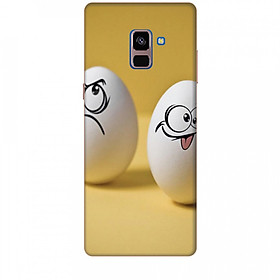 Ốp lưng dành cho điện thoại  SAMSUNG GALAXY A8 PLUS 2018 Đôi Bạn Trứng Cute