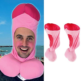 2pcs Novelty Willy Penis Hat Hen Do Party  Pecker Dicky Fun Cap