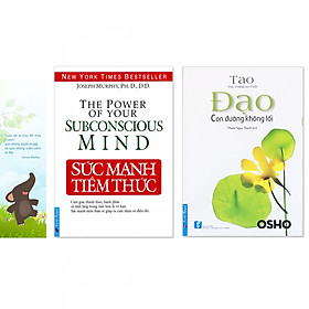 Combo 2 quyển: Sức Mạnh Tiềm Thức + Đạo - Con Đường Không Lối (Tặng kèm bookmark danh ngôn hình voi) 