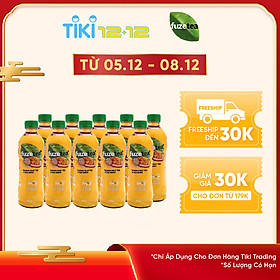Lốc 24 Chai Trà Chanh Dây Và Hạt Chia Fuzetea+ (350ml / Chai)