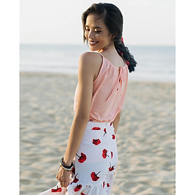 Áo kiểu Nữ Cotton Hồng AK415