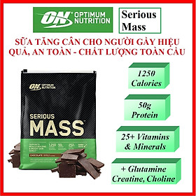 Serious Mass 5.4Kg (12Lbs) - Sữa Tăng Cân, Tăng Cơ cho người Gầy, bổ sung đầy đủ thành phần dinh dưỡng