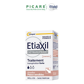 Lăn khử mùi Etiaxil Détranspirant Traitement Confort+ Aisselles Peaux Sensibles 15ml (Dành cho da siêu nhạy cảm)