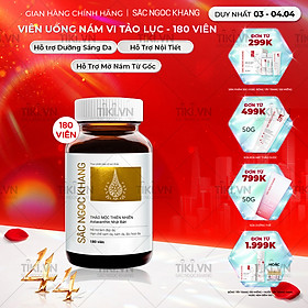 Viên uống đẹp da - chống lão hóa - nám sạm tàn nhan Sắc Ngọc Khang Vi Tảo Lục Hộp 180 Viên