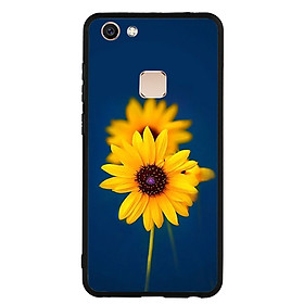 Ốp Lưng Viền TPU cho điện thoại Vivo V7 - 0340 SUNFLOWER07