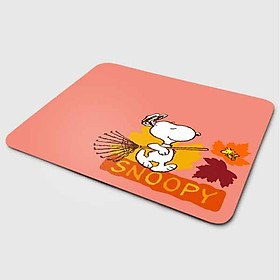 Mua Miếng lót chuột mẫu Cún Snoopy Nền Hồng (20x24 cm) - Hàng Chính Hãng