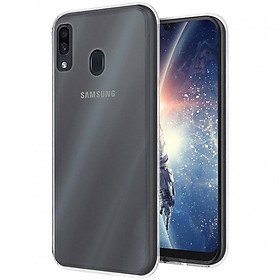 Ốp lưng dẻo dành cho Samsung Galaxy A30 / A20 / M10s hiệu Ultra Thin mỏng 0.6mm chống trầy - Hàng chính hãng - Clear