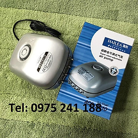 Máy sủi khí 4 vòi Hailea ACO-9610, hàng cao cấp, siêu êm ái, có nút chỉnh sủi to nhỏ