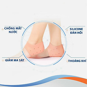 Bọc gót chân silicon hạn chế nưt chân