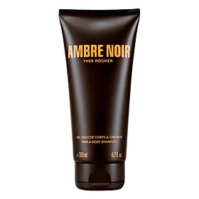 Tắm Gội Cho Nam Yves Rocher Ambre Noir Hair & Body Shampoo (200ml)
