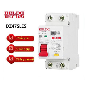 Mua CB Aptomat chống rò chống giật Chống quá tải 2 pha 20A 32A và 63A RCBO Delixi