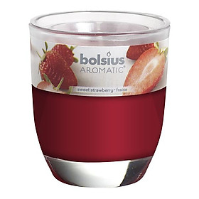 Mua Ly nến thơm Bolsius Strawberry BOL7563 295g (Hương dâu tây)