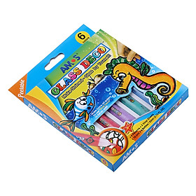 Màu Vẽ Trang Trí Trên Kính Glass Deco AMOS AGD1 (6 Màu)