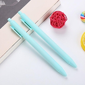 Bút bi gel bấm nhiều màu Macaron cute - 0.5mm - mực nước đen - VPP THIÊN ÁI