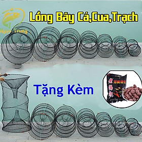 Lồng Lò Xo, Lồng Bẫy Cá, Tôm , Cua, Lươn Trạch Tặng Kèm Túi Mồi Dạng Viên - LLX113 1